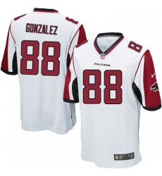 Men Nike Atlanta Falcons 88 Tony Gonzalez Game White NFL Jersey