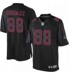 Men Nike Atlanta Falcons 88 Tony Gonzalez Limited Black Impact NFL Jersey