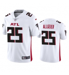 Men's Atlanta Falcons #25 Tyler Allgeier White Vapor Untouchable Stitched Football Jersey