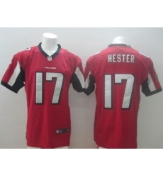 Nike Atlanta Falcons 17 Devin Hester Red Elite NFL Jersey