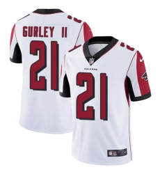 Nike Atlanta Falcons 21 Todd Gurley II White Men Stitched NFL Vapor Untouchable Limited Jersey