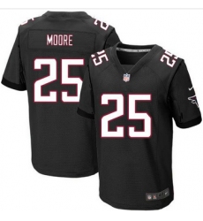 Nike Atlanta Falcons #25 William Moore Black Alternate Mens Stitched NFL Elite Jersey