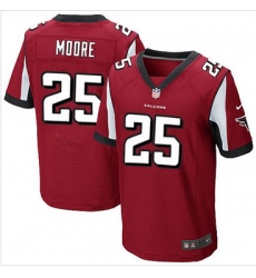 Nike Atlanta Falcons #25 William Moore Red Team Color Mens Stitched NFL Elite Jersey