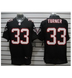Nike Atlanta Falcons 33 Michael Turner Black Elite NFL Jersey