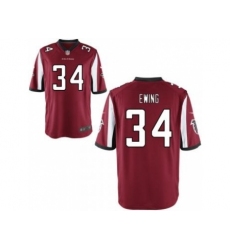 Nike Atlanta Falcons 34 Bradie Ewing Red Game NFL Jersey