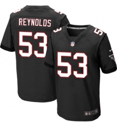 Nike Atlanta Falcons #53 LaRoy Reynolds Elite Mens Black Home Jersey