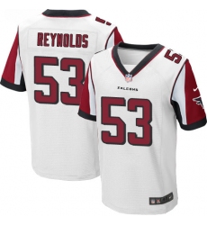 Nike Atlanta Falcons #53 LaRoy Reynolds Elite Mens White Home Jersey