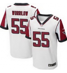 Nike Atlanta Falcons #55 Paul Worrilow White Mens Stitched NFL Elite Jersey