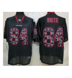 Nike Atlanta Falcons 84 Roddy White Lights Out Black Elite NFL Jersey