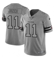 Nike Falcons 11 Julio Jones 2019 Gray Gridiron Gray Vapor Untouchable Limited Jersey