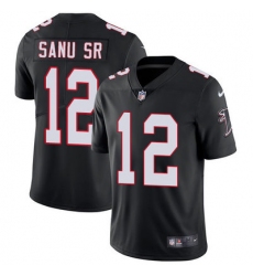 Nike Falcons #12 Mohamed Sanu Sr Black Alternate Mens Stitched NFL Vapor Untouchable Limited Jersey