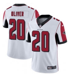Nike Falcons #20 Isaiah Oliver White Mens Stitched NFL Vapor Untouchable Limited Jersey