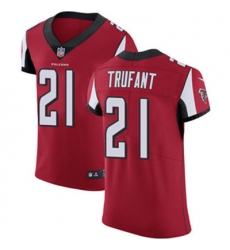 Nike Falcons #21 Desmond Trufant Red Team Color Mens Stitched NFL Vapor Untouchable Elite Jersey