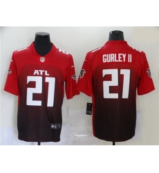 Nike Falcons 21 Todd Gurley II Red New Vapor Untouchable Limited Jersey