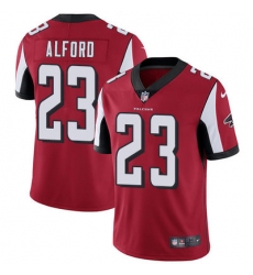 Nike Falcons #23 Robert Alford Red Team Color Mens Stitched NFL Vapor Untouchable Limited Jersey