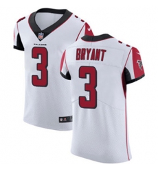 Nike Falcons #3 Matt Bryant White Mens Stitched NFL Vapor Untouchable Elite Jersey