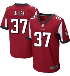 Nike Falcons #37 Ricardo Allen Red Team Color Mens Stitched NFL Elite Jersey