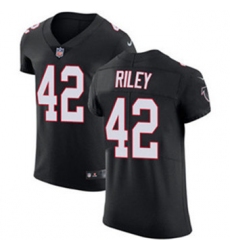 Nike Falcons #42 Duke Riley Black Alternate Mens Stitched NFL Vapor Untouchable Elite Jersey