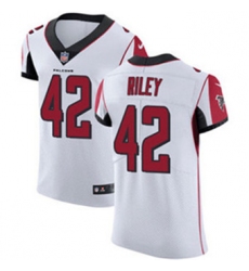 Nike Falcons #42 Duke Riley White Mens Stitched NFL Vapor Untouchable Elite Jersey