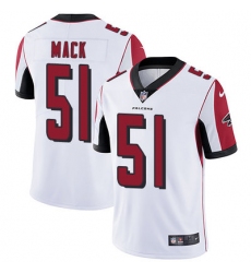 Nike Falcons #51 Alex Mack White Mens Stitched NFL Vapor Untouchable Limited Jersey