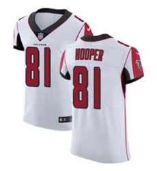 Nike Falcons #81 Austin Hooper White Mens Stitched NFL Vapor Untouchable Elite Jersey