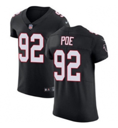 Nike Falcons #92 Dontari Poe Black Alternate Mens Stitched NFL Vapor Untouchable Elite Jersey
