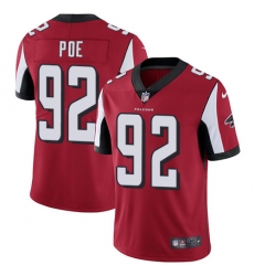 Nike Falcons #92 Dontari Poe Red Team Color Mens Stitched NFL Vapor Untouchable Limited Jersey