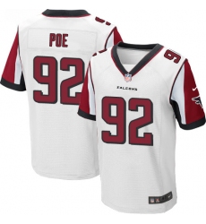 Nike Falcons #92 Dontari Poe White Mens Stitched NFL Elite Jersey