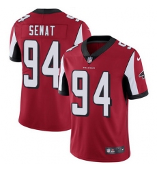 Nike Falcons #94 Deadrin Senat Red Team Color Mens Stitched NFL Vapor Untouchable Limited Jersey