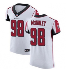 Nike Falcons #98 Takkarist McKinley White Mens Stitched NFL Vapor Untouchable Elite Jersey