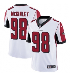 Nike Falcons #98 Takkarist McKinley White Mens Stitched NFL Vapor Untouchable Limited Jersey