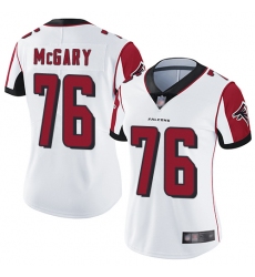 Falcons 76 Kaleb McGary White Women Stitched Football Vapor Untouchable Limited Jersey