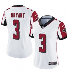 Nike Falcons #3 Matt Bryant White Womens Stitched NFL Vapor Untouchable Limited Jersey