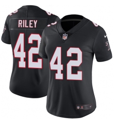 Nike Falcons #42 Duke Riley Black Alternate Womens Stitched NFL Vapor Untouchable Limited Jersey