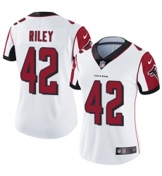 Nike Falcons #42 Duke Riley White Womens Stitched NFL Vapor Untouchable Limited Jersey