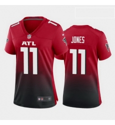 Women Nike 2020 11 Julio Jones Atlanta Falcons Red Nike 2nd AlternateVapor Limited Jersey