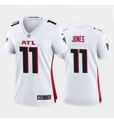 Women Nike 2020 11 Julio Jones Atlanta Falcons White Nike Vapor Limited Jersey White