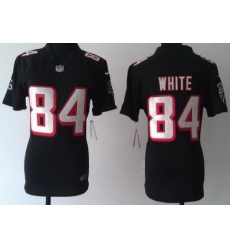 Women Nike Atlanta Falcons #84 Roddy White Black NFL Jerseys