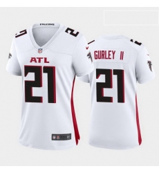Women Nike Atlanta Falcons Todd Gurley II White Vapor Limited Jersey