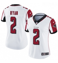 Womens Nike Atlanta Falcons 2 Matt Ryan Elite White NFL Jersey