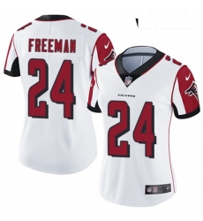 Womens Nike Atlanta Falcons 24 Devonta Freeman White Vapor Untouchable Limited Player NFL Jersey