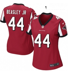Womens Nike Atlanta Falcons 44 Vic Beasley Game Red Team Color NFL Jersey