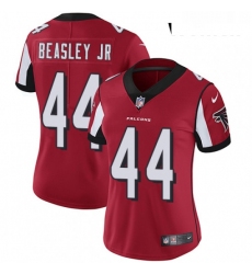 Womens Nike Atlanta Falcons 44 Vic Beasley Red Team Color Vapor Untouchable Limited Player NFL Jersey