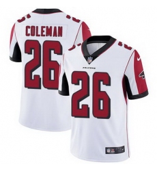 Nike Falcons #26 Tevin Coleman White Youth Stitched NFL Vapor Untouchable Limited Jersey