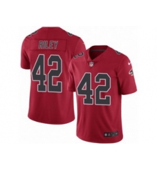Nike Falcons #42 Duke Riley Red Youth Stitched NFL Limited Rush Jersey