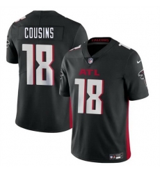 Youth Atlanta Falcons 18 Kirk Cousins Black Vapor Untouchable Limited Stitched Football Jersey s