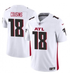 Youth Atlanta Falcons 18 Kirk Cousins White Vapor Untouchable Limited Stitched Football Jersey