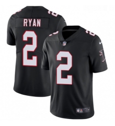 Youth Nike Atlanta Falcons 2 Matt Ryan Black Alternate Vapor Untouchable Limited Player NFL Jersey