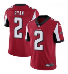 Youth Nike Atlanta Falcons 2 Matt Ryan Red Team Color Vapor Untouchable Limited Player NFL Jersey
