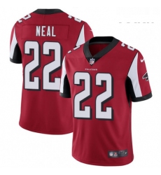 Youth Nike Atlanta Falcons 22 Keanu Neal Red Team Color Vapor Untouchable Limited Player NFL Jersey